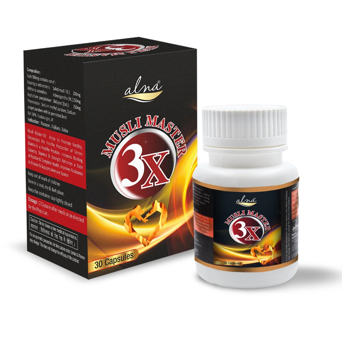 Alna Musli Master 3x Capsule